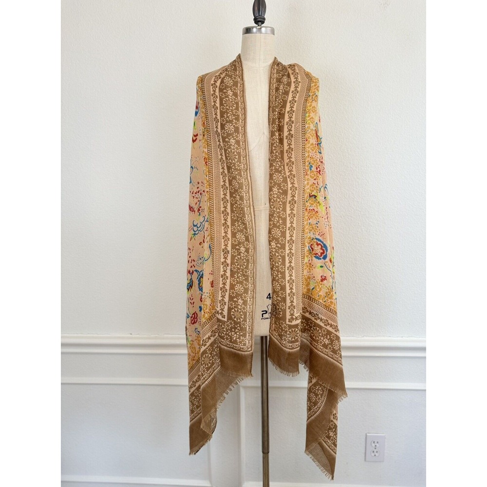 Raffe Pashmina Floral Boho Wrap Large‎ Scarf 31x74